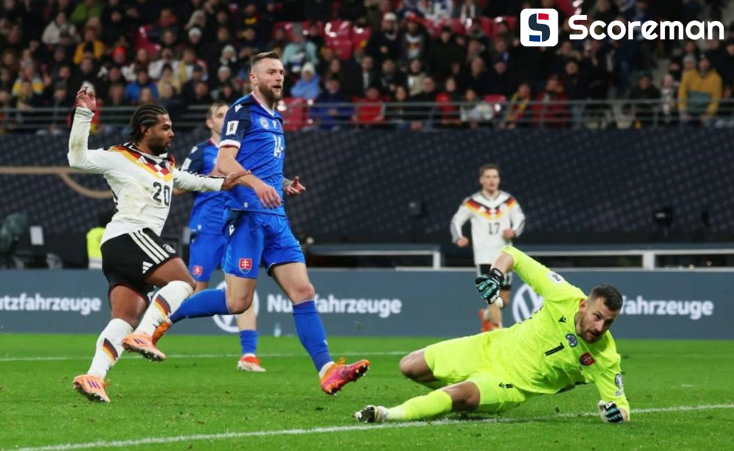 독일, 슬로바키아 6-0 꺾고 19회 연속 월드컵 본선행